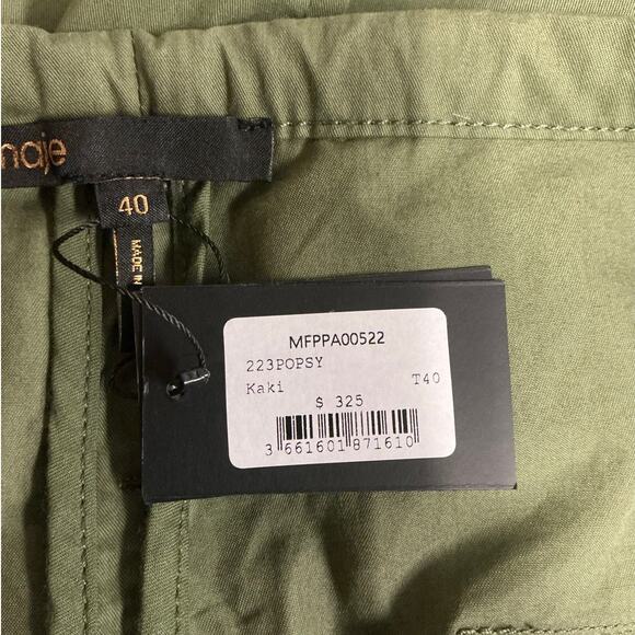 Maje Khaki Multi-Pocket Cotton Cargo Pants Women’s Size 40 EU / US L - Picture 3 of 5